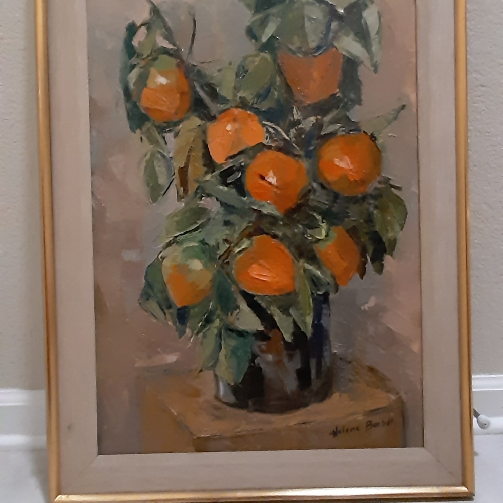 Original Oil on canvas painting Helene Barber